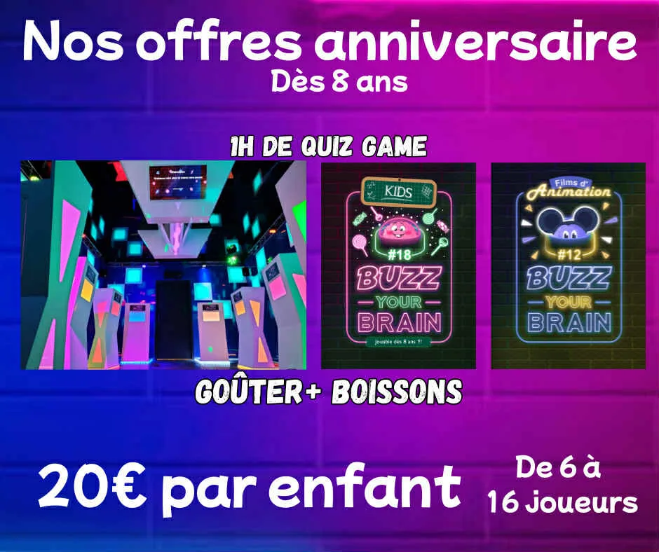 Formules anniversaire Brain Le Portel