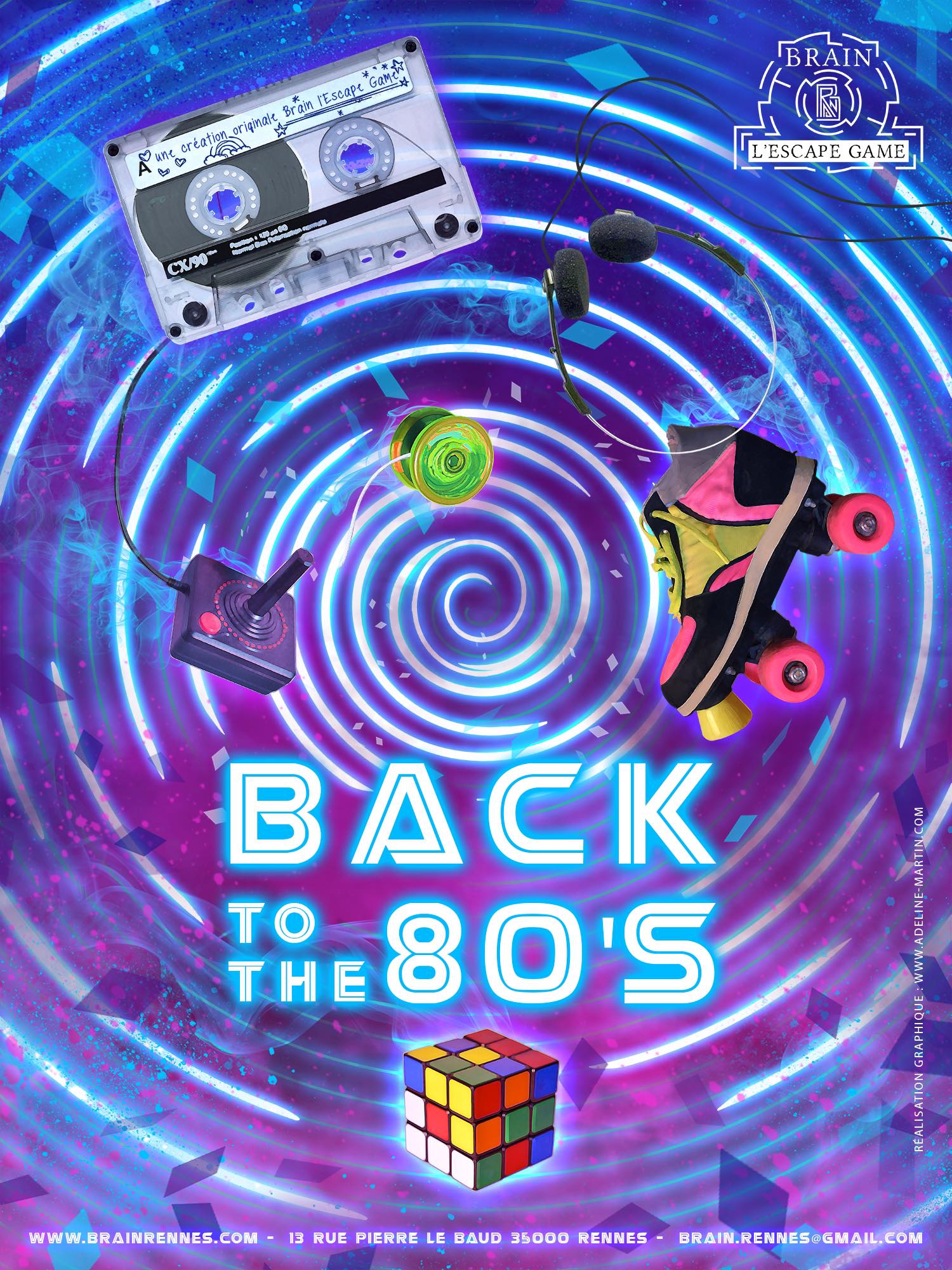 Affiche Back to 80'