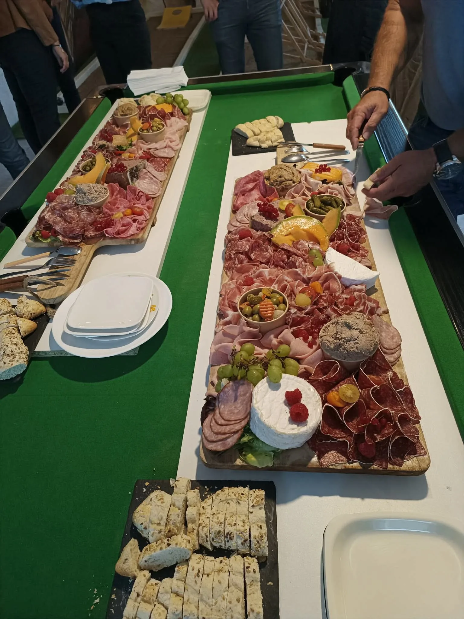 Planche apéritive team building Brain Le Portel – L'Atelier des Mets